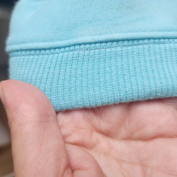 Lululemon Athletica Sz 4 Turquoise Blue Sleeveless Tank Hoodie Sporty&Casual Y2K - Picture 10 of 12